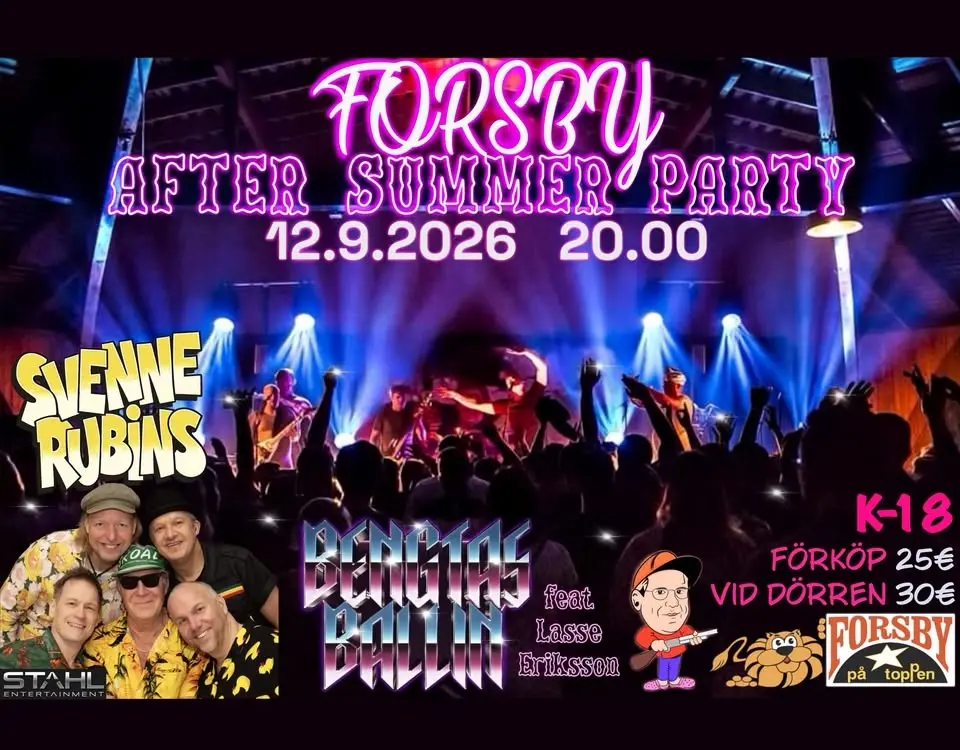 Forsby After Summer Party 12.9.2026