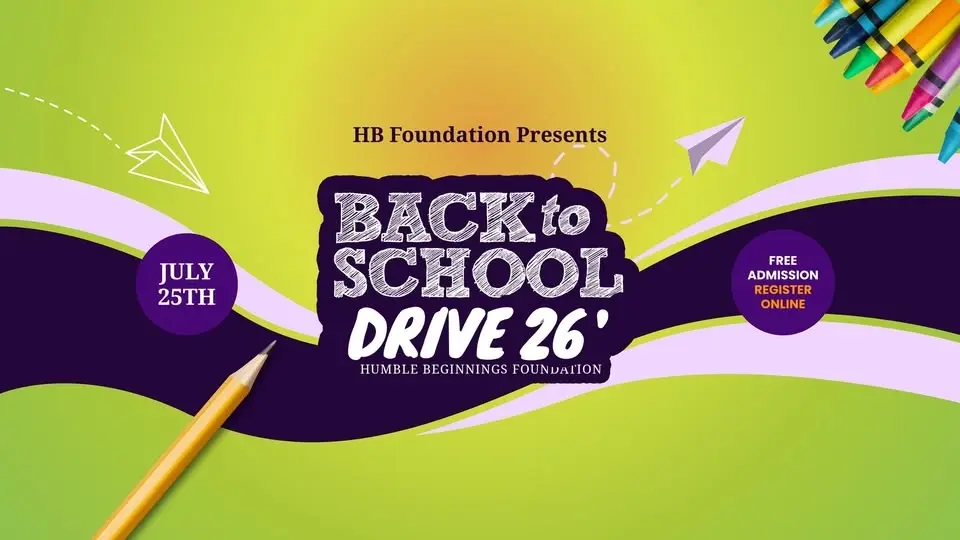 Humble Beginnings Foundation 4th Annual Back To School Drive 2026
