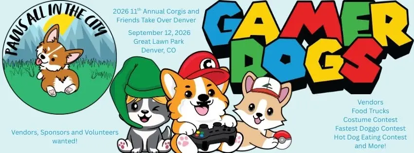 11th Annual Corgis and Friends Take over Denver- Gamer Edition