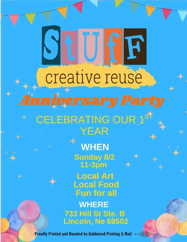 Stuff Creative Reuse 1st Anniversary Party!