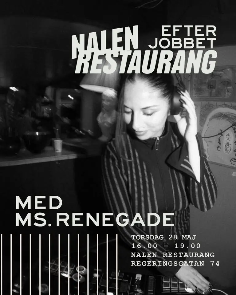 Efter jobbet med Ms. Renegade | Nalen Restaurang, Stockholm