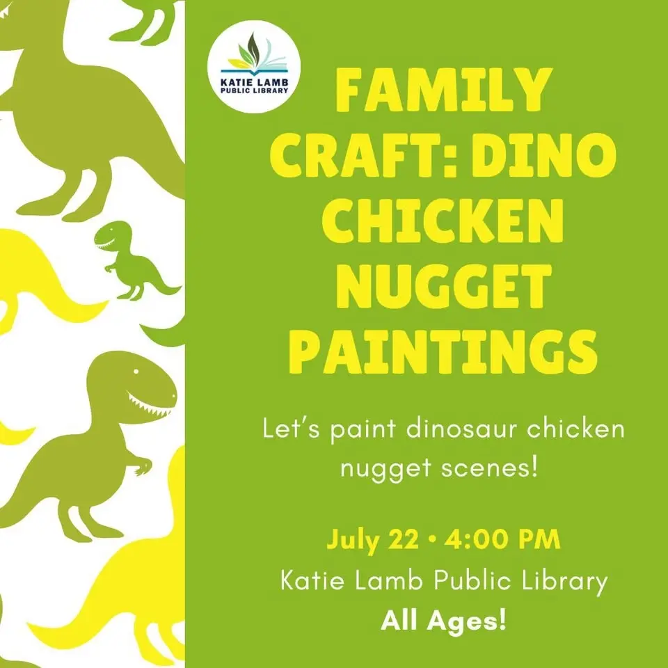 Family Craft: Dino Chicken Nugget Painting