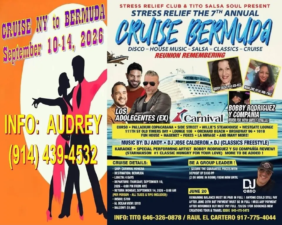 4-DAY CRUISE NEW YORK to BERMUDA—Thurs 9/10-Mon 9/14/26