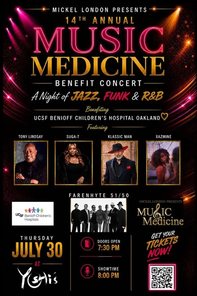 Music Medicine: Benefit for Oakland Children's Hospital