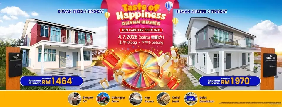 🍽️【𝐓𝐚𝐬𝐭𝐞 𝐨𝐟 𝐇𝐚𝐩𝐩𝐢𝐧𝐞𝐬𝐬 | 𝐉𝐨𝐦 𝐂𝐚𝐛𝐮𝐭𝐚𝐧 𝐁𝐞𝐫𝐭𝐮𝐚𝐡!】 吃出幸福味 · 温馨满屋香 🥳
