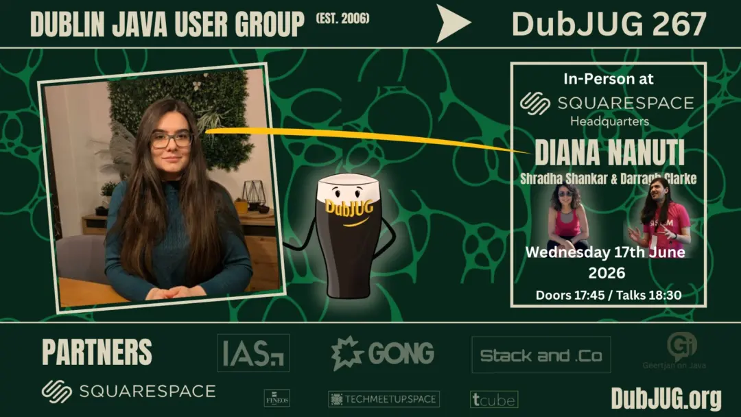 DubJUG 267: Squarespace HQ