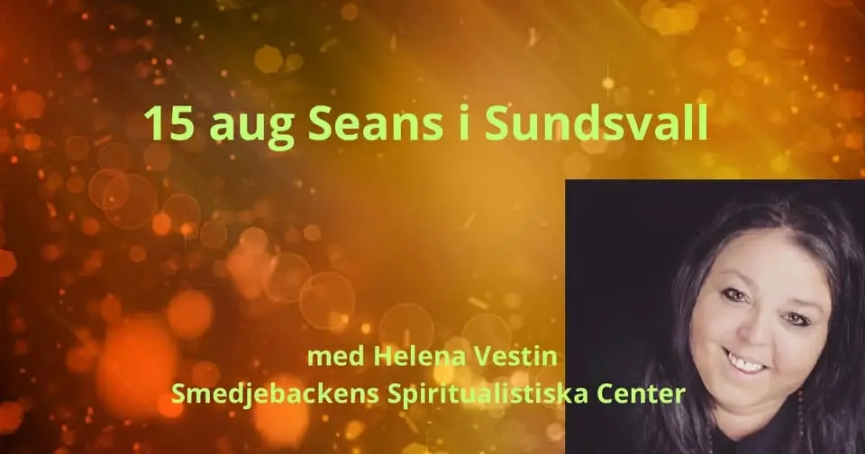 15 aug kl 15 Seans i Sundsvall 
