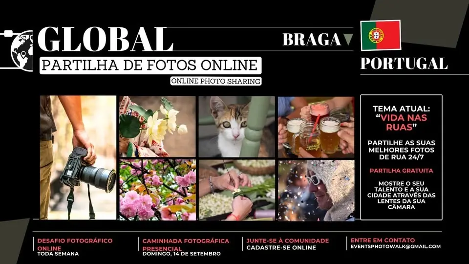 📸 Encontros amigáveis & passeio fotográfico / Make friends & Photowalk Meetup