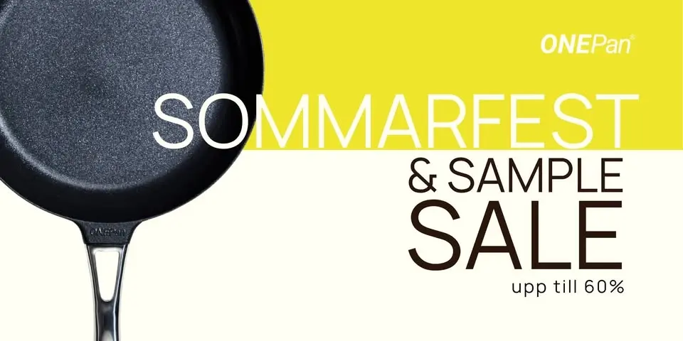 Lagerrensning & Sample Sale hos OnePan