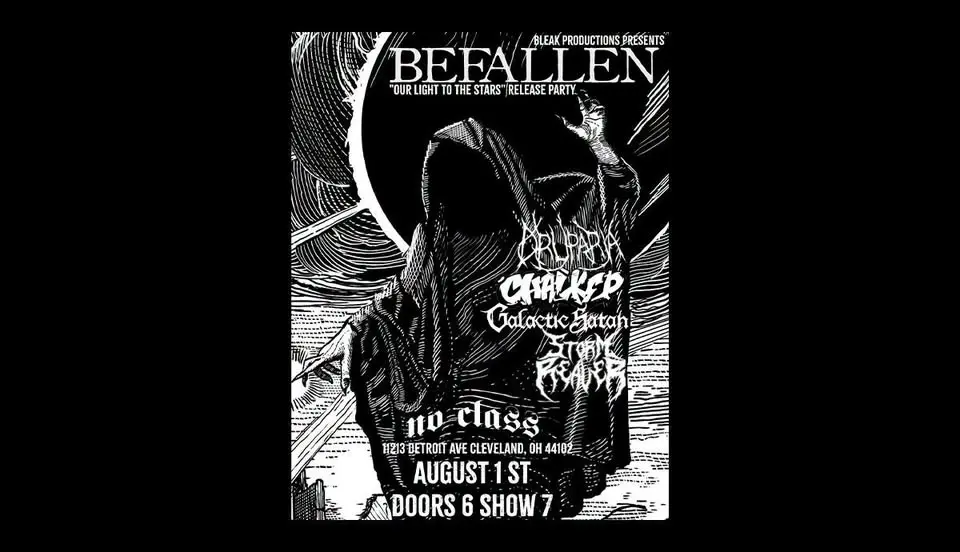Befallen / Druparia / Chalked / Galactic Satan / Storm Reaver @ No Class