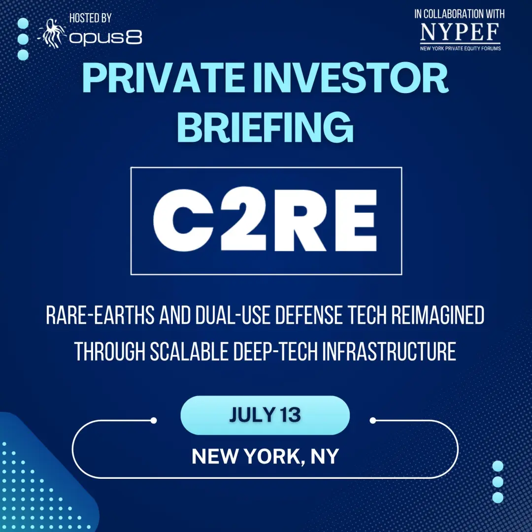 C2RE Private Investor Briefing - NYC