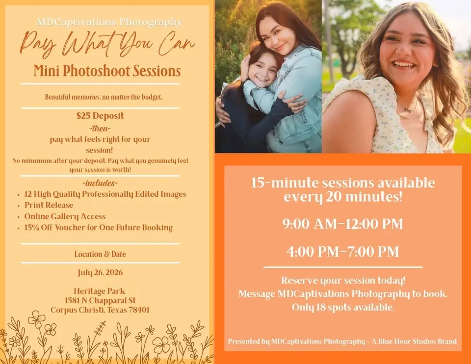 MDCaptivations Photography - Pay What You Can Mini Sessions