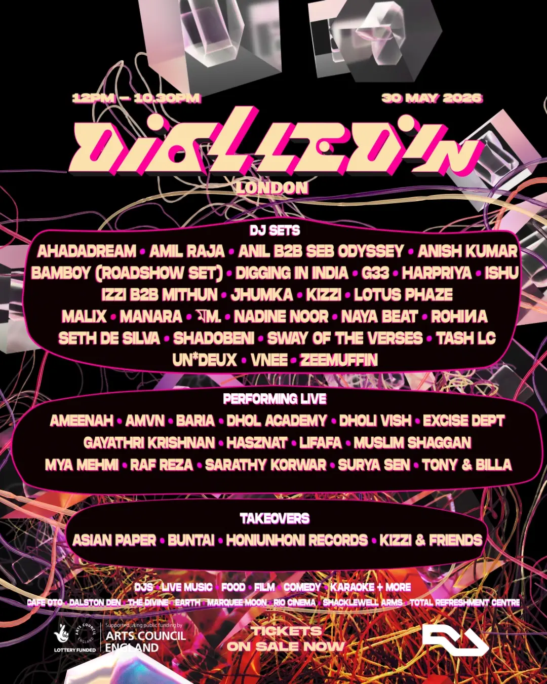 Dialled In London - 5TH BIRTHDAY (Ahadadream, Anish Kumar, ZAINAB, BAMBOY, Nadine Noor)