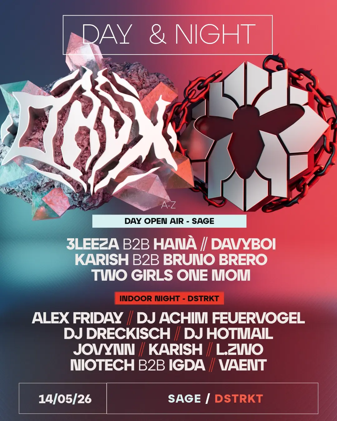 ONYX x HIVE Festival // Day (SAGE) & Night (DSTRKT)