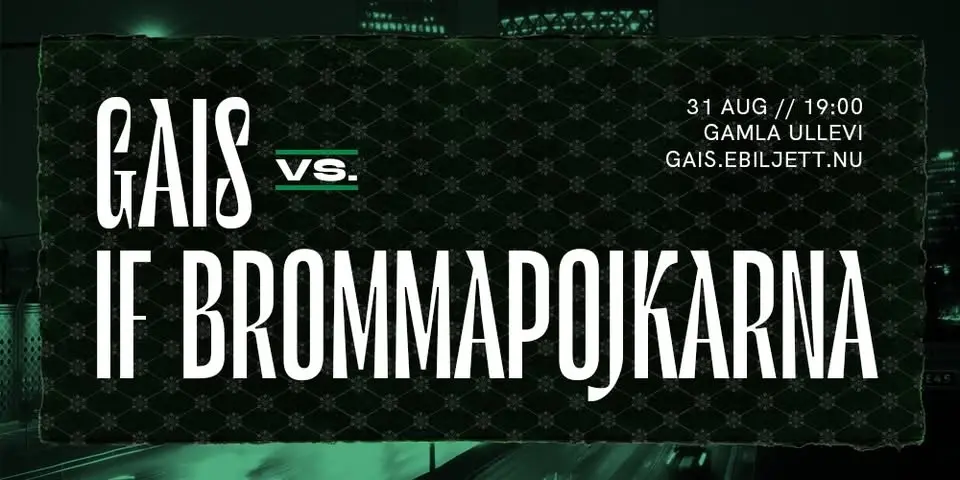 GAIS - IF Brommapojkarna i Allsvenskan