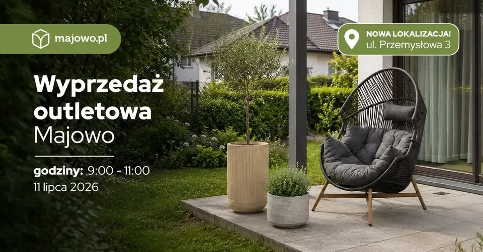 Wyprzedaż outletowa Majowo! | NOWA LOKALIZACJA: ul. Przemysłowa 3, Rzeszów