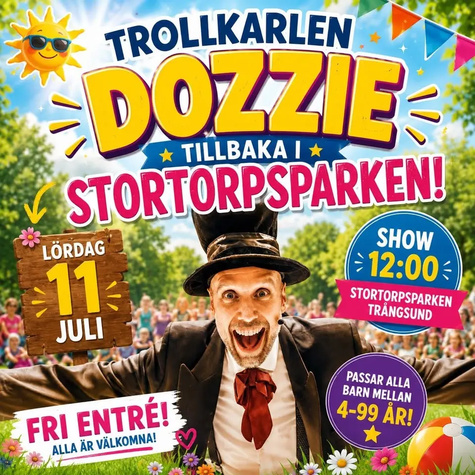 Trollkarlen Dozzie - Stortorpsparken Trångsund