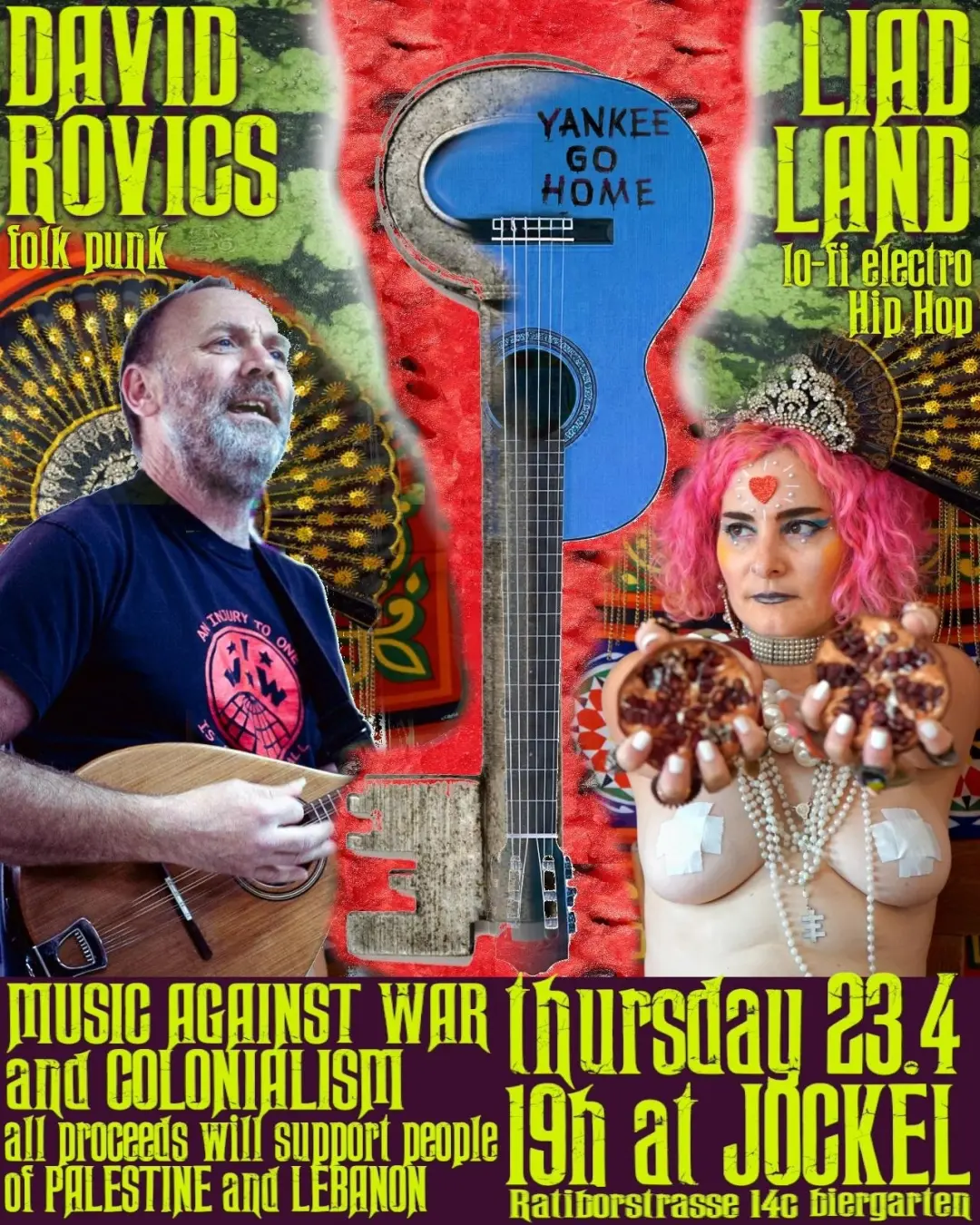 David Rovics and Liadland play music against colonialism