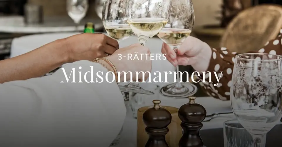 Fira midsommar med 3-rätters på Eggers