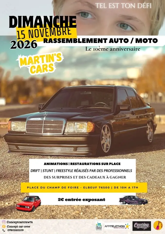 Rassemblement MARTIN'S CARS - LES 10 ANS ✨
