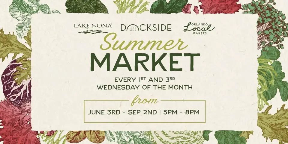 Dockside Summer Market in Laureate Park Lake Nona (indoors!)