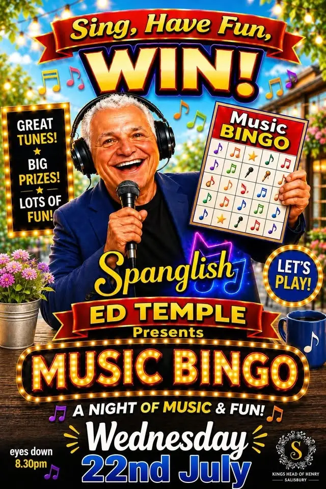 Music Bingo with Ed Temple 