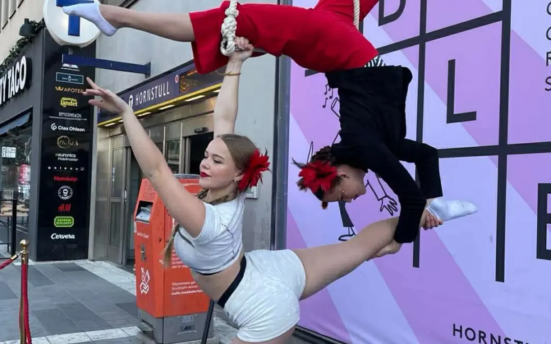 Cirkusshow och prova på cirkus med Cirkus Sylwan