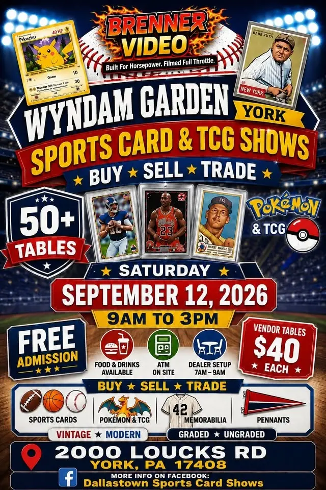 Wyndam Garden York Sports Card & TCG Show