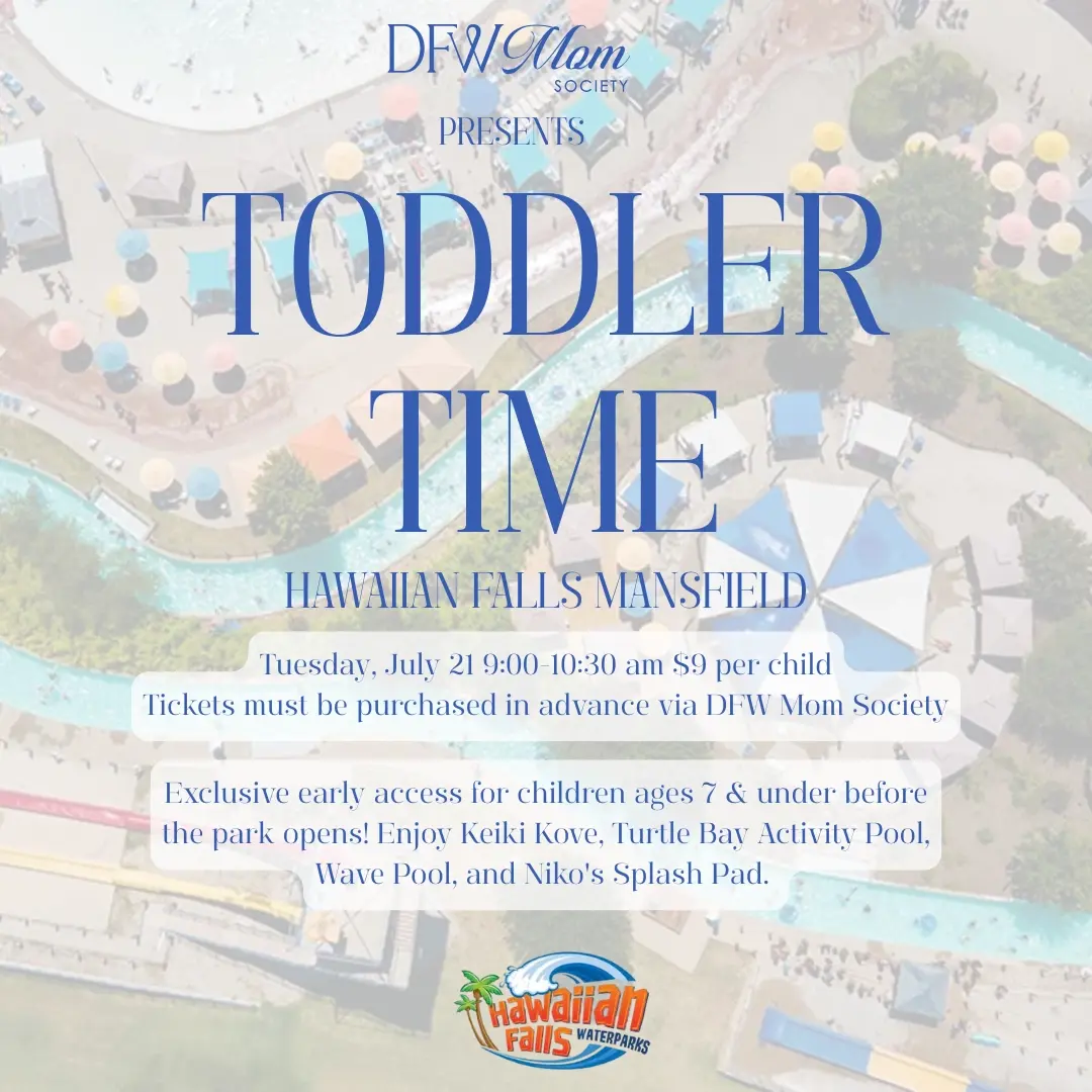 Toddler Time at Hawaiian Falls Mansfield