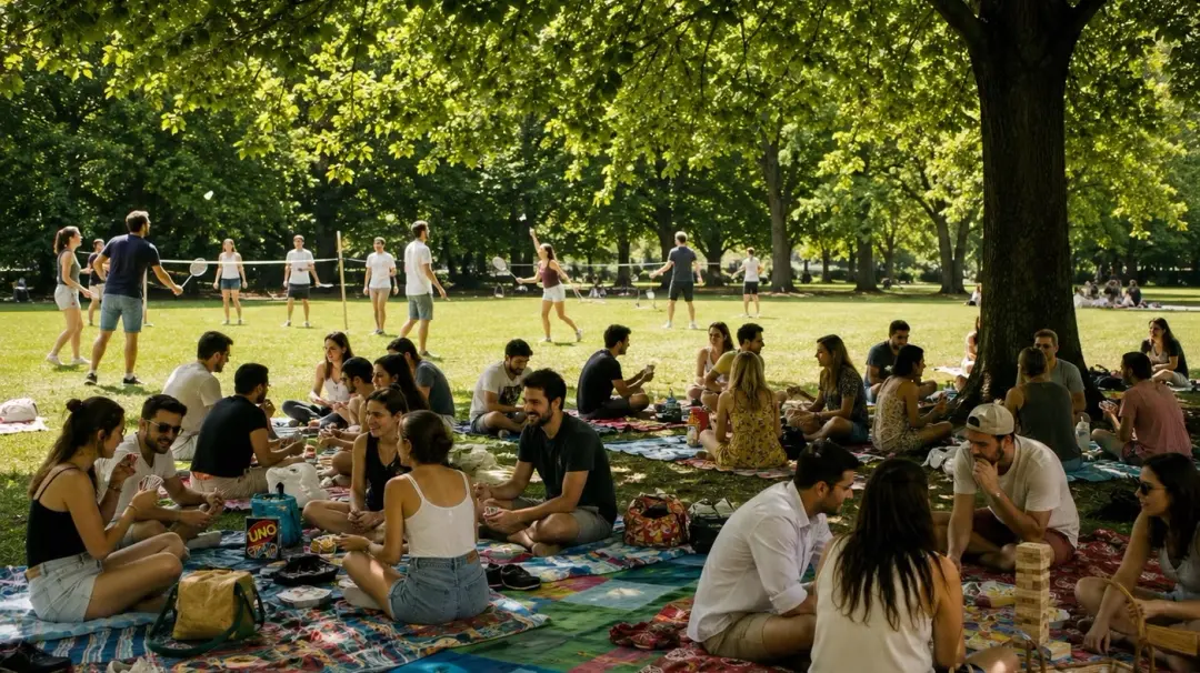 🇧🇪🇪🇸🇮🇹 Language Picnic & Games 🌎🌳🧺🏸 🎲 (TBC🌤️)