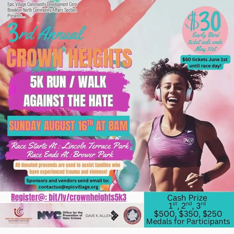 3rd Annual 5K Run Crown Heights