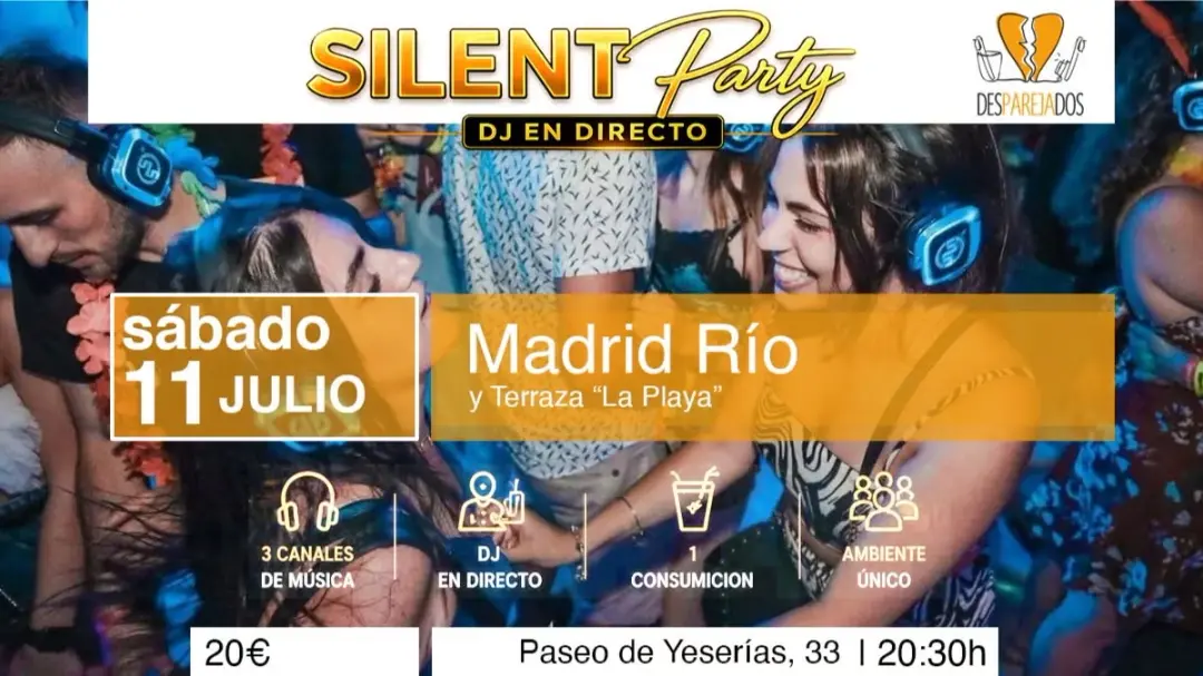 🎧 Silent Party al aire libre