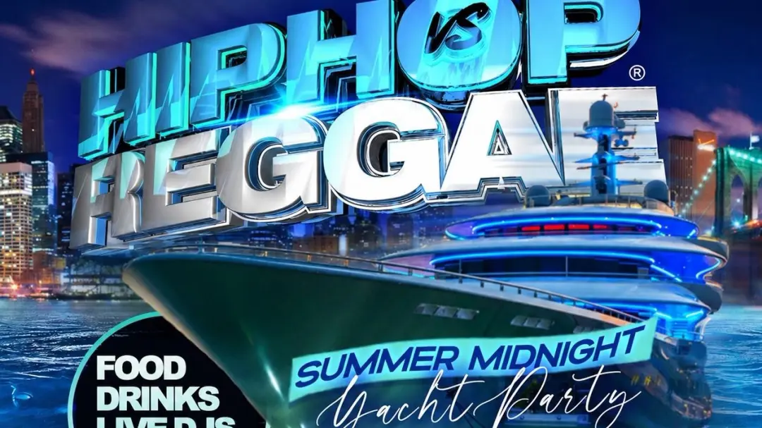 NYC HIP HOP VS REGGAE Saturday Midnight Yacht Party Cruise at Pier 36