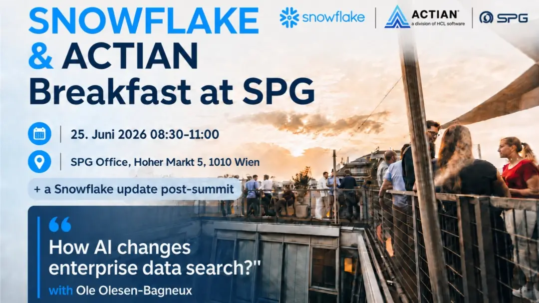 SNOWFLAKE & ACTIAN Breakfast at SPG