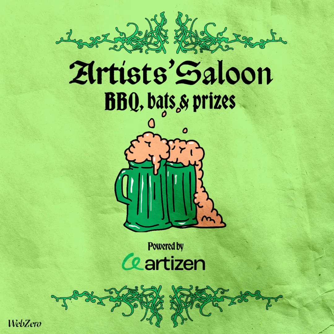 Artists' Saloon: BBQ, Bats & Prizes