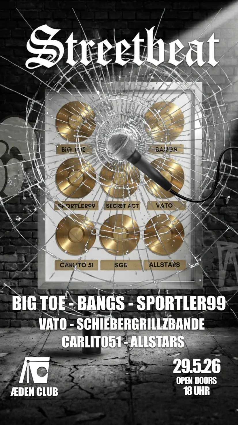 STREETBEAT/4 - w. BIG TOE, BANGS, Sportler99, VATO, SGB, Carlito51 ALLSTARS & FREESTYLE