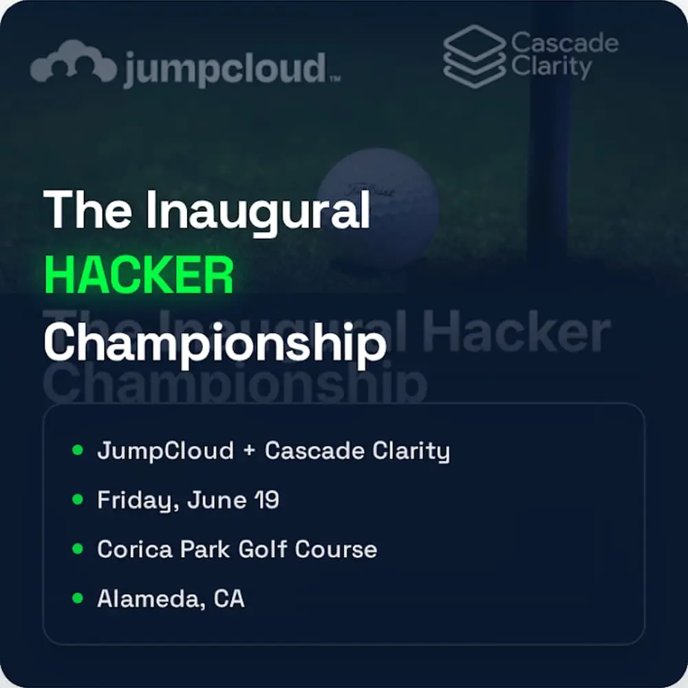 The Out of Office Golf Tourney at Corica Park | JumpCloud, Atomicwork, & Cascade Clarity