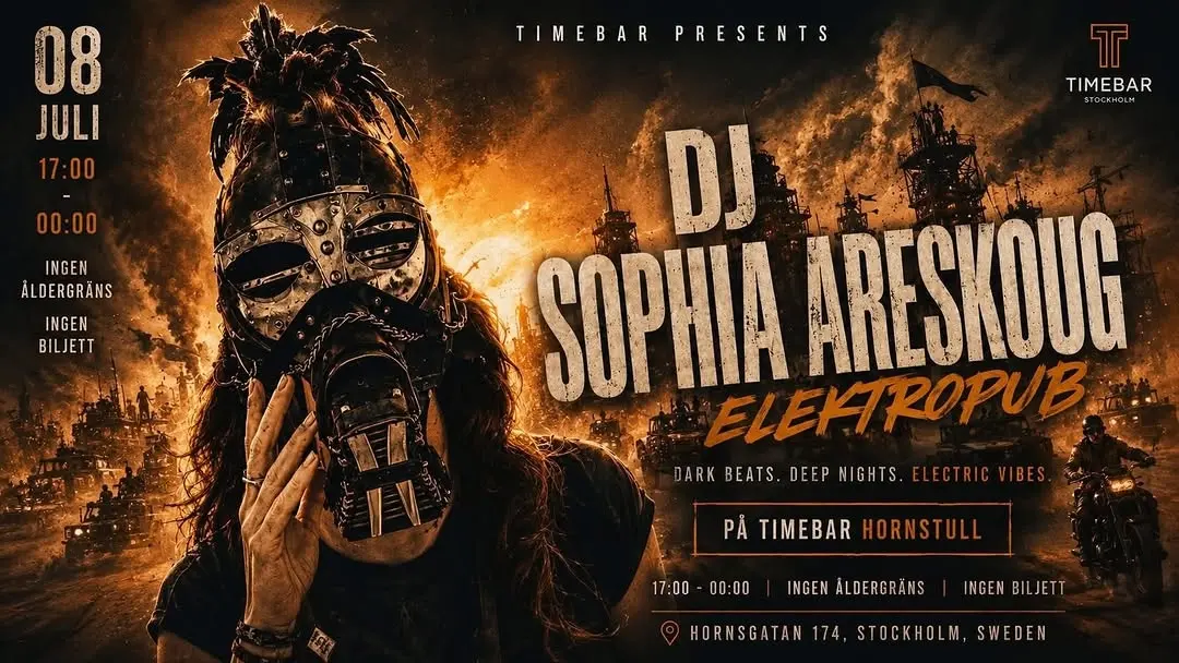 ElektroPub with DJ Sophia Areskoug