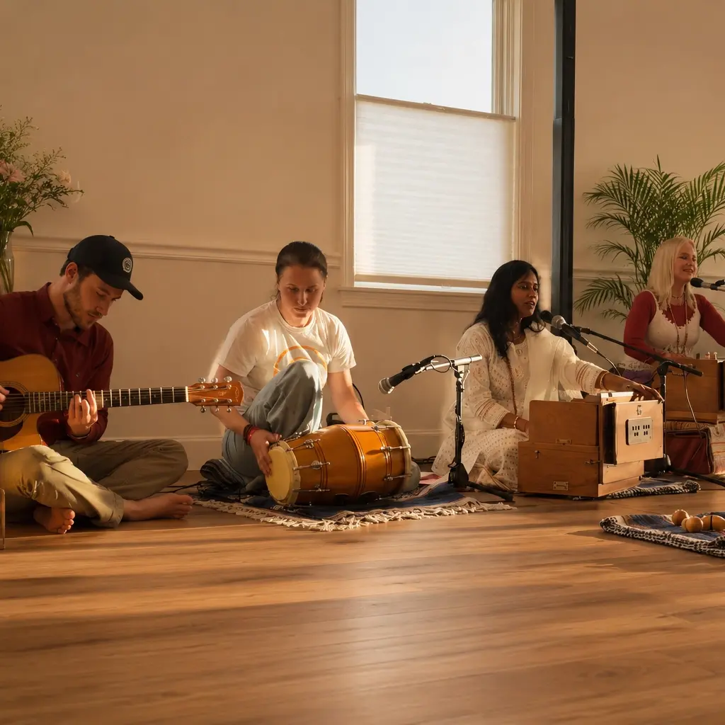 Yoga with Live Music & Community Kirtan