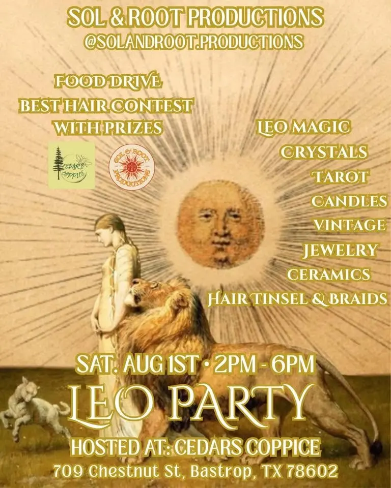 Leo Party- Food Drive & Vendor Market