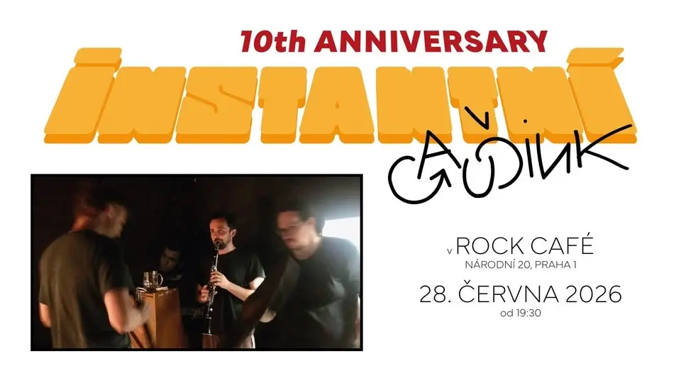 Instantní Gaučink v Rock Café - 10th ANNIVERSARY