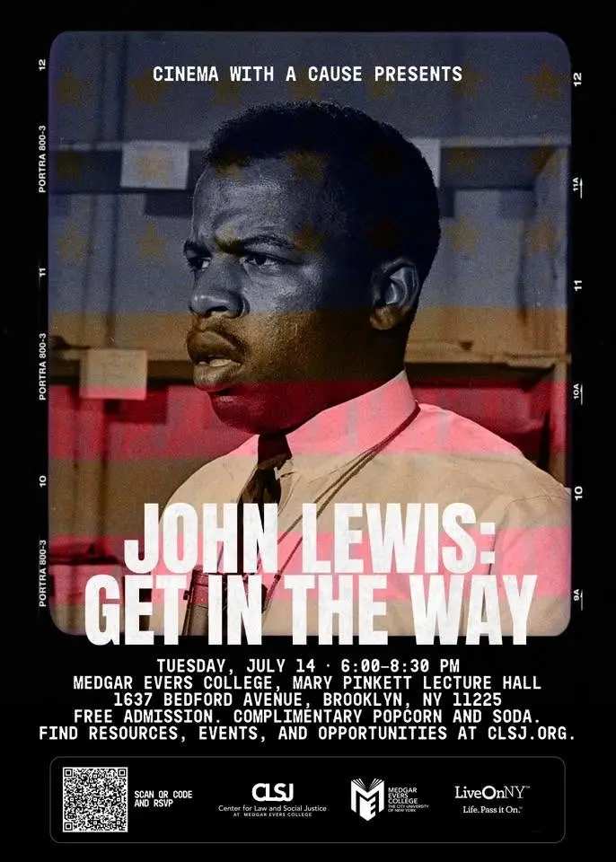FREE indoor screening of John Lewis: Get in the Way.
