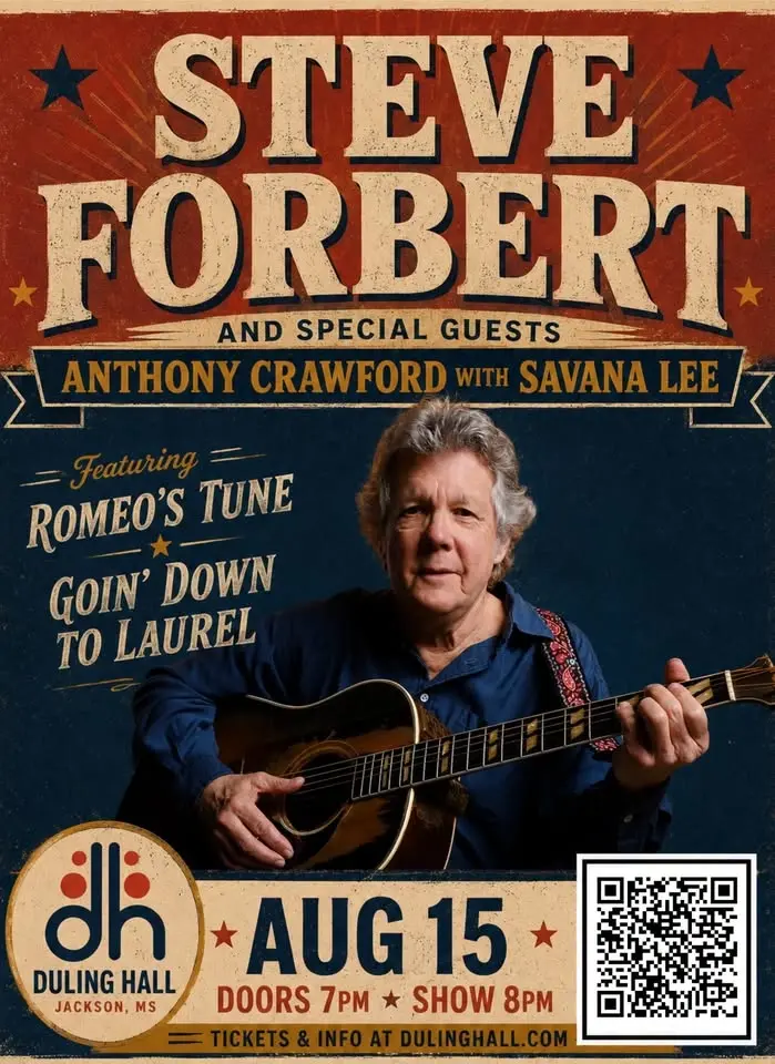 Steve Forbert & special guests Anthony Crawford w/Savana Lee