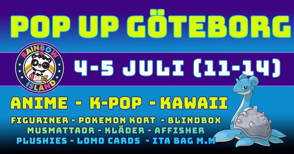 RAINBOW ISLAND POP UP GÖTEBORG