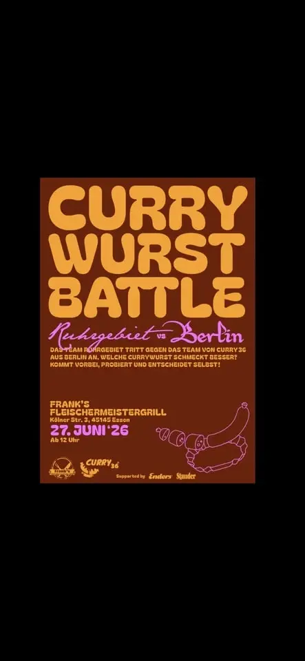 Currywurst Battle Ruhrgebiet x Berlin