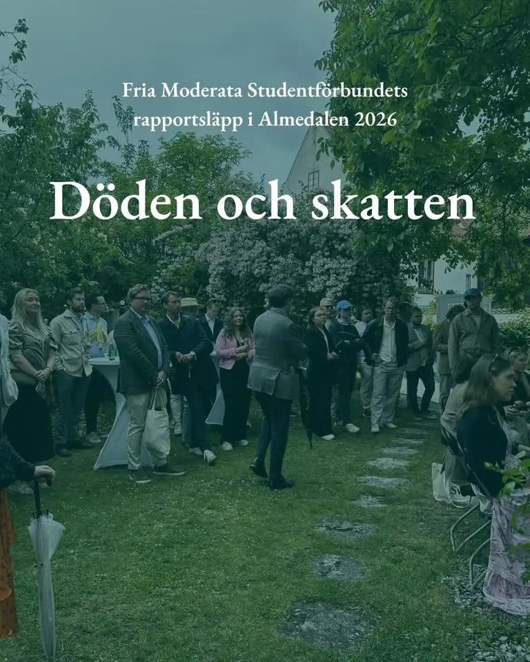 Rapportsläpp och mingel FMSF i Almedalen