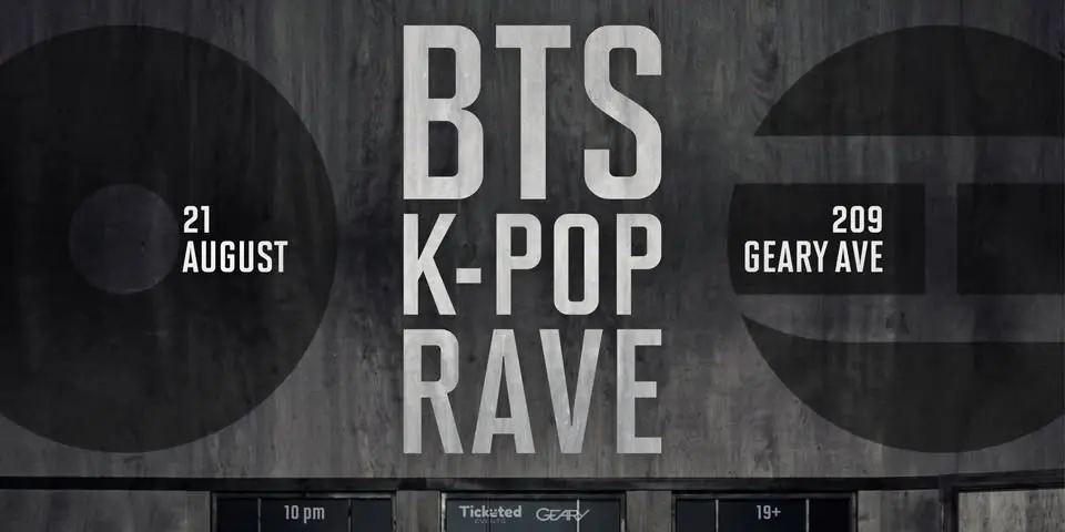 BTS K-pop Rave – Warehouse Edition