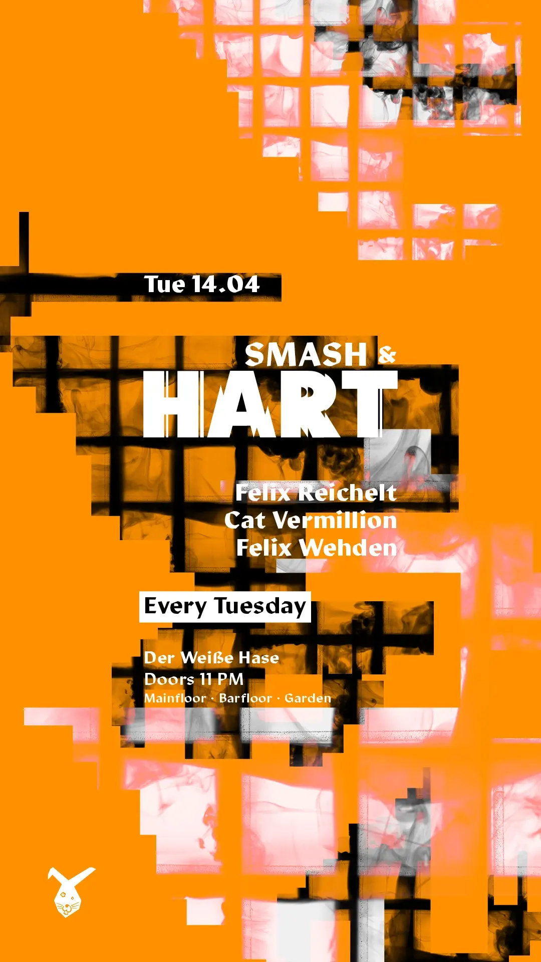 Smash & HART ◢◤ Tuesday Rave [free entry until midnight*]