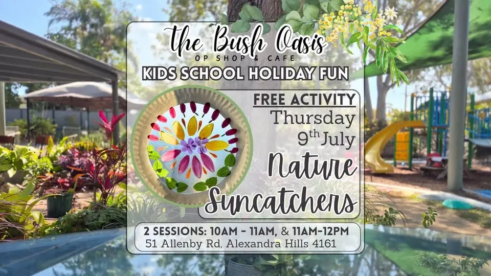 Free School Holiday Activity - Nature Suncatchers