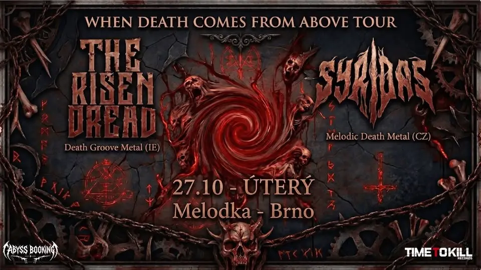 The Risen Dread & Syridas | When Death Comes From Above Tour | Brno